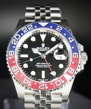Rolex GMT-Master II 126710BLRO Silver Jubilee Bracelet with Red and Blue Bezel
