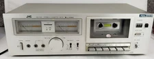 Vintage Silver JVC KD-A22 Stereo Cassette Deck Working Order