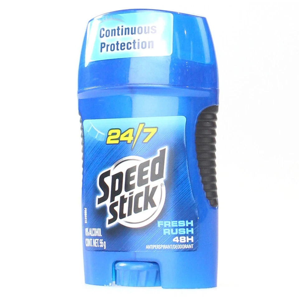 12PK Mennen 24/7 Speedstick Deodorant Antiperspirant Fresh Rush 48H 55g - image 3 of 4