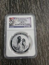2013P Australia Kookaburra S$1 Coin MS 70 Early Realese