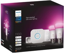Philips Hue Starter Set E27 White Color 2 Lam...