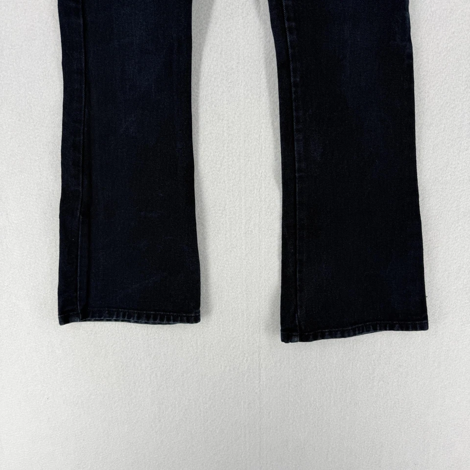 Pantalones de mezclilla vintage Paris Blues para mujer 1 azul lavado oscuro corte bota tiro medio Y2K Foto 2 de 4