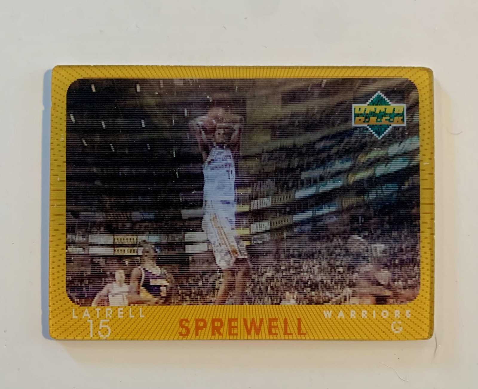 1997-98 Upper Deck Diamond Vision Latrell Sprewell 9 Warriors