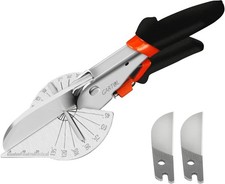 Multifunctional Miter Shears for Easy Angular Cuts - Comfortable Grip Included