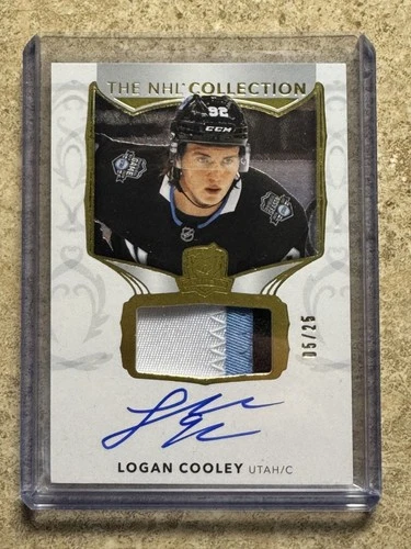 24-25 Upper Deck The Cup NHL Collections Auto Patch LOGAN COOLEY /25