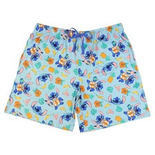 Disney Stitch Pajamas Men's Tropical Vibe Lounge Sleep Shorts M