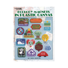 Leisure Arts Ecology Magnets In Plastic Canvas Book and Patterns   Pattern with