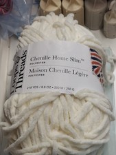 Loops & Threads Chenille Home Slim yarn CREAM...