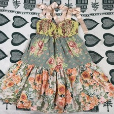 Free People Bluebell Mini Dress Women's M Boho Chic Whimsical Garden Floral