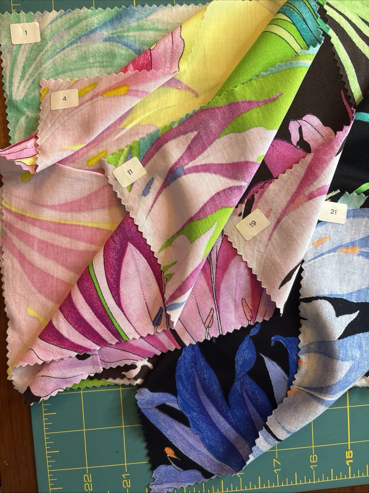 VTG Leonard Paris Partial Sample Books “Jasmina” Silk Jersey Prints 1970s French