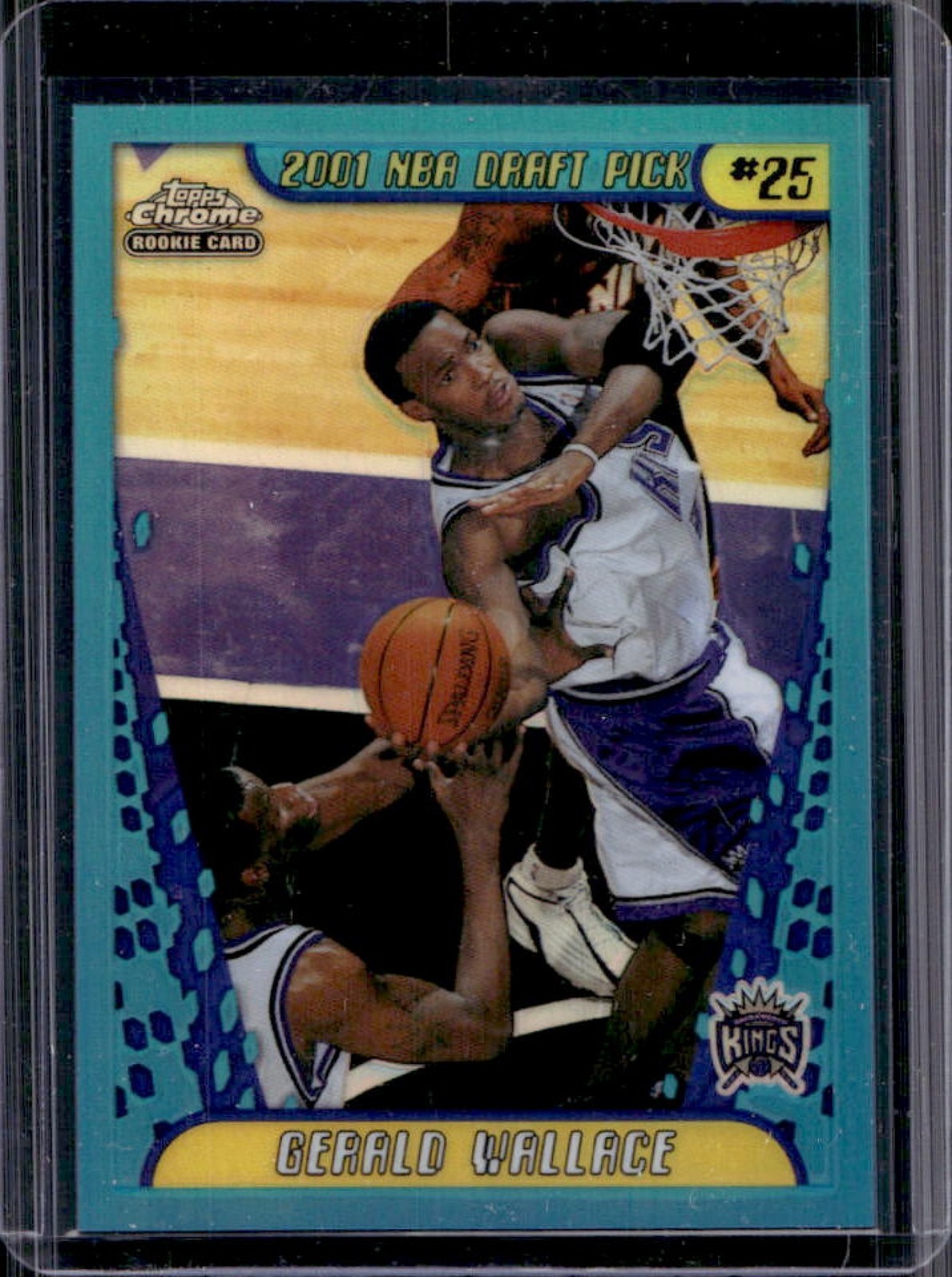 2001-02 Topps Chrome Gerald Wallace RC Refractor #152 Kings Rookie