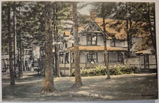 Vintage Postcard Pines Hotel Sacandaga Park New York Hand Colored  AA125