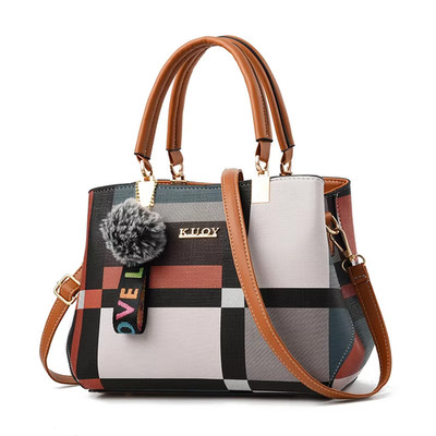 Elegante Damen Handtasche bedruckt - Große Kapazität Schultertasche Mode
