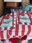 Coke Chair Covers Canvas Vintage 4 Pc