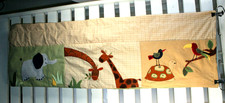 Kidsline Zanzibar Baby Nursery Window Valance Jungle Theme Monkey Elephant Zebra