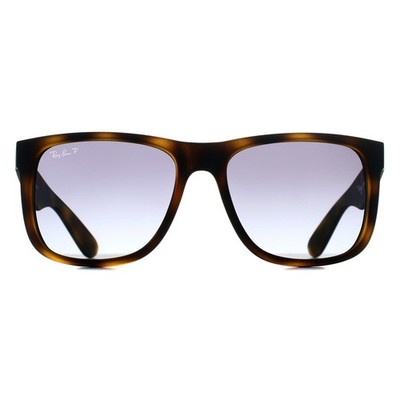 Ray-Ban RB4165 Justin 865/8S matt havannablau Verlauf polarisierte Sonnenbrille