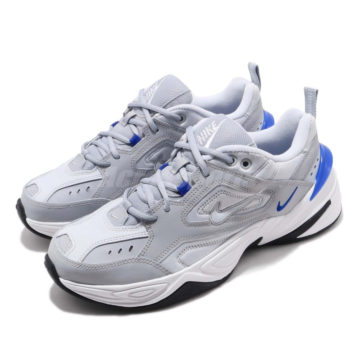 スニーカー NIKE M2K 28cm Nike M2K Tekno Grey Blue White Black Men Chunky Daddy Shoes