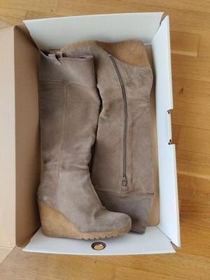 MCS Stiefel - EU 38 / UK 5 - graues Wildleder -