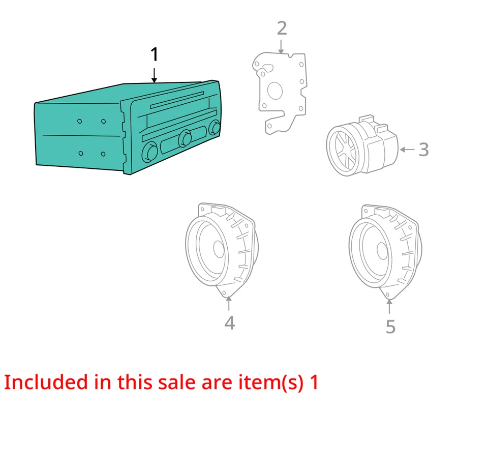 Audio Equipment Radio Display And Receiver Fits 08-14 SCION XB 1712748 Foto 3 de 4