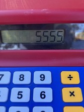 Learning Resources Pretend Toy  Play Cash Register/Calculator With Play Money