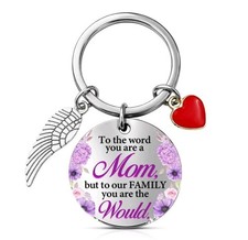 Mothers Day Keychain Gifts for Mom from Daughter Son, Mother's Day Birthday