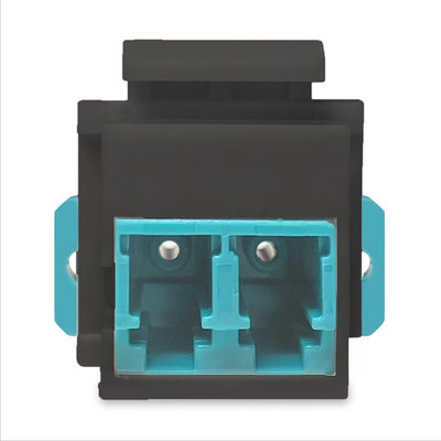 SC to SC Simplex Keystone Fiber Optic Coupler Insert for Wall Plates, Patch Pane