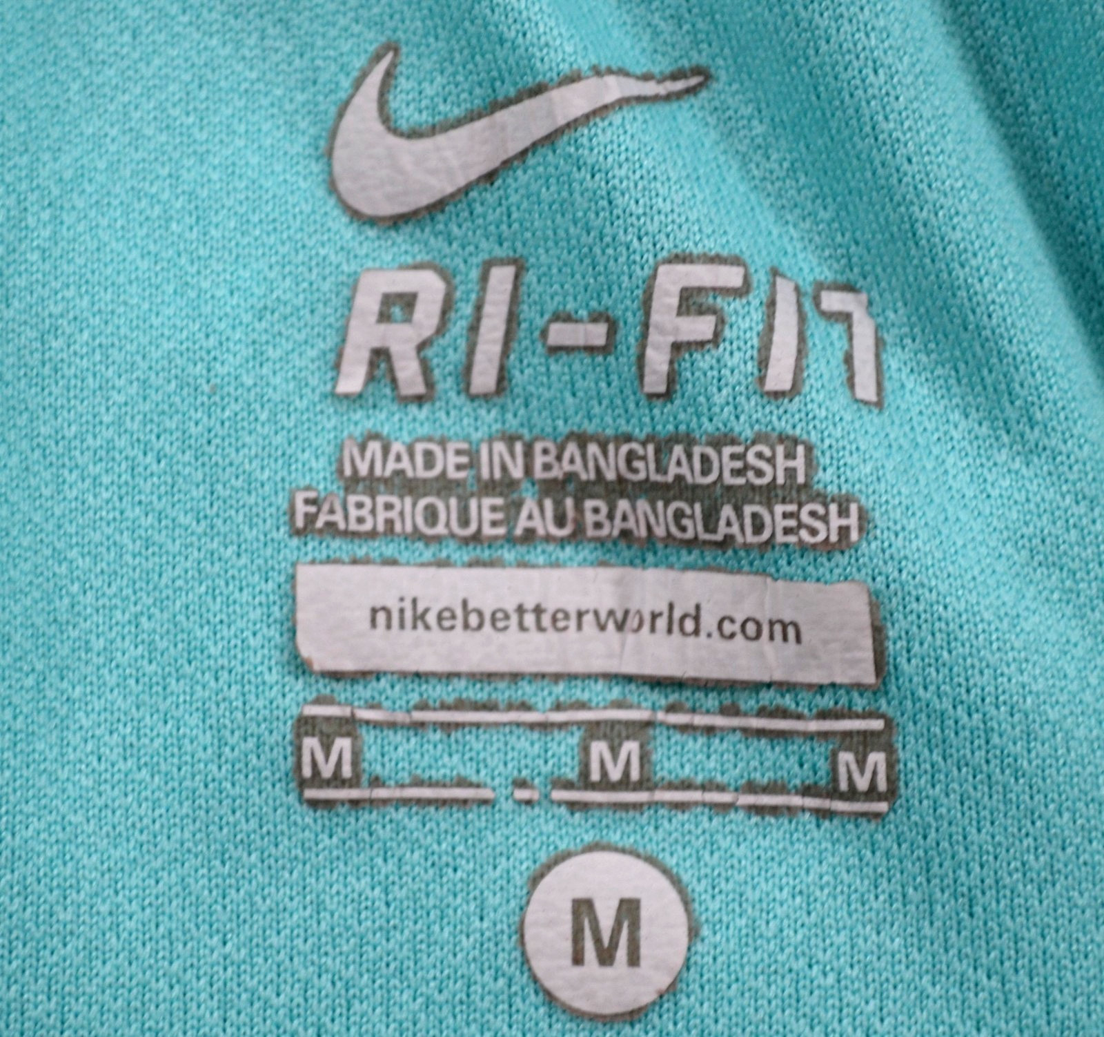 Nike Dri-FIT  Running Shorts Women's M Teal Reptile Patterned Athletic Gym