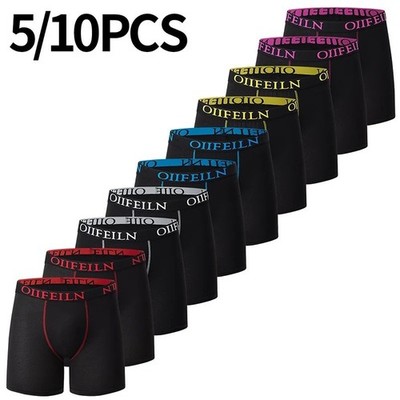 RRP £39.99 - Smith & Jones Designer 5 Pack Mens Cotton Stretch Boxer Shorts