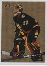 2025-26 Upper Deck Fleer Ultra Medallions Gold 22/200 Dustin Wolf #M-21 07pz