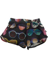 TEREZ Girl's Black My Sunglasses At Night Shorts 333011075 NWT