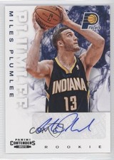 2012-13 Panini Contenders Rookie Miles Plumlee #225 Auto 9cb