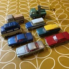 Eight Various Well Repainted Dinky And Corgi Vintage Diecast Vehicles