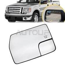 FIT FOR 2011-2014 FORD F150 Left SIDE VIEW POWER MIRROR GLASS BL3Z17K707E T