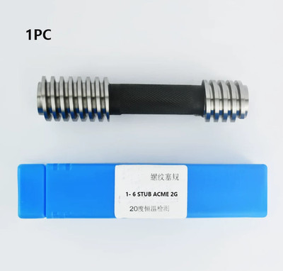 New 1pc 1-6 STUB ACME 2G Right hand Thread Gauge GO NO-GO Plug Gage custom made