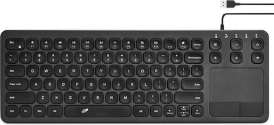15'' USB Keyboard with Touchpad for Raspberry Pi - Compact, Efficient, Plug & ...