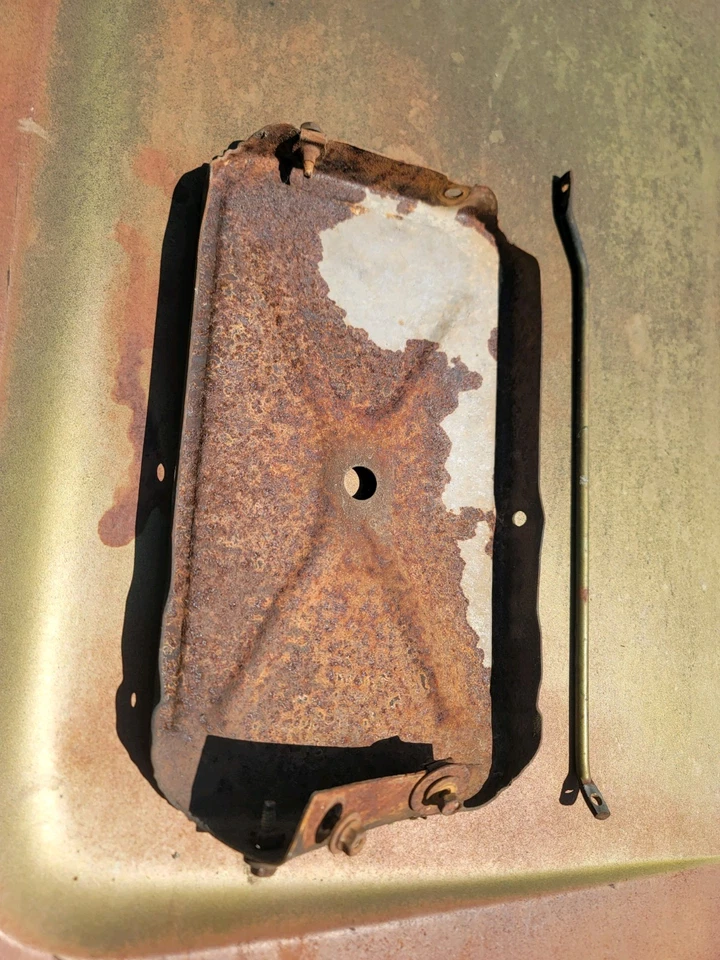 1972-1977 Dodge Ramcharger D100 W150 D250 D350 BATTERY TRAY TREY HOLDER BASKET - Image 3 of 4