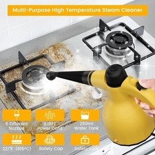 Tragbar Dampfreiniger Hand 110°C Bakterienfrei Reinigung 1000W 3BAR Küche Auto .