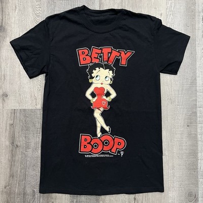 Vintage Betty Boop Shirt Small King Features Syndicate Fleischer Studios Black