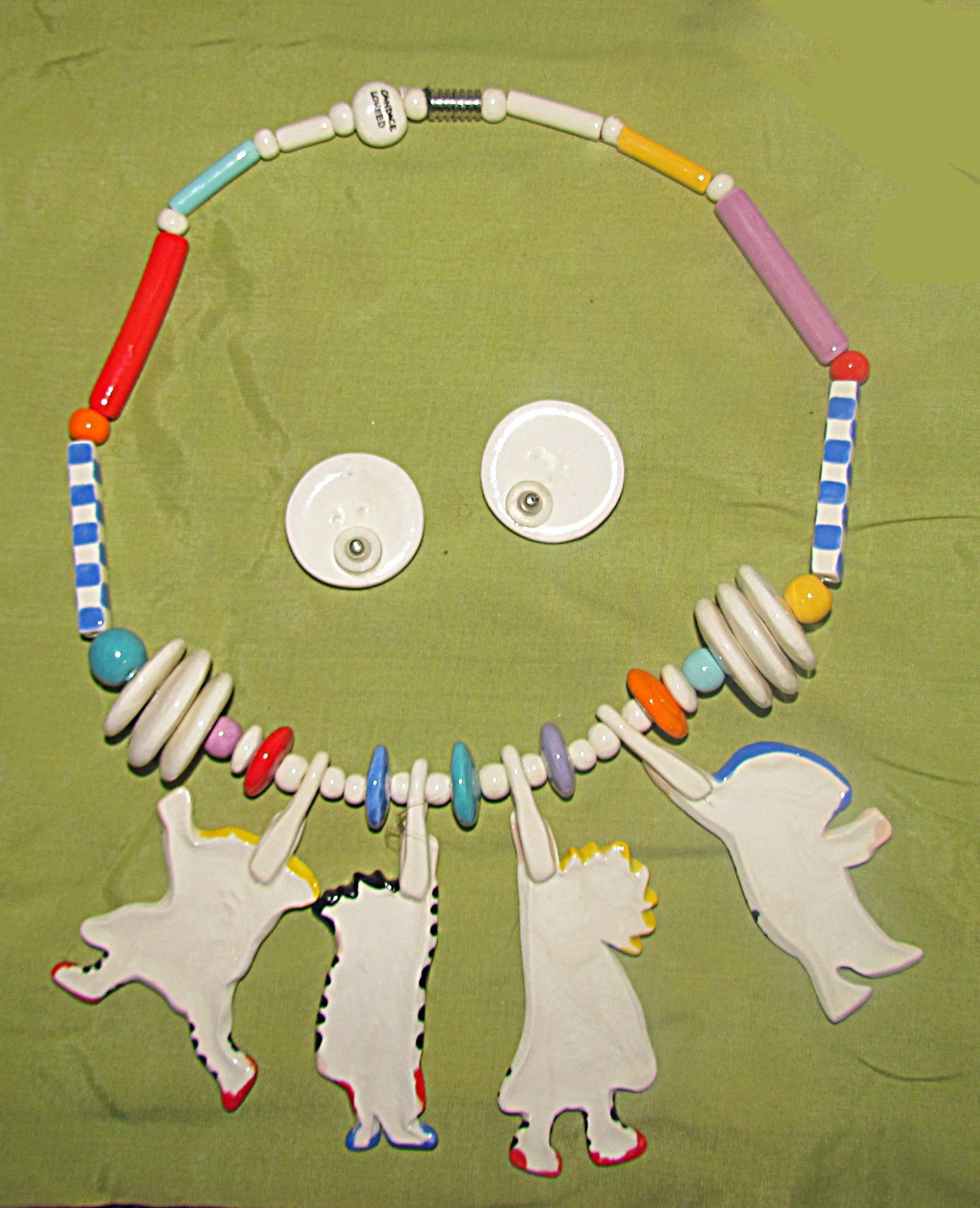 Ruby Z Candace Loheed ceramic statement necklace … - image 6