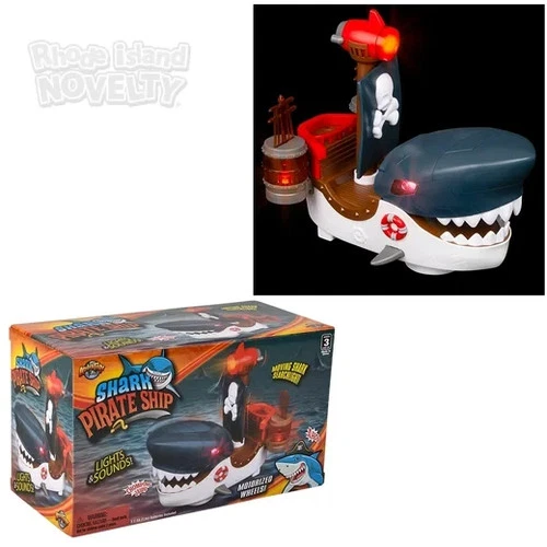 RI (T) 8.5" Shark Pirate Boat - product listing photo