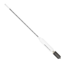 White Glass Hydrometer Water Salinity Meter for Home and Aquarium Use