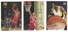 3 Basketball Auto Cards: Lawrence Funderburke, Chris Robinson, Erick Dampier