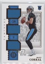 2022 Panini Encased Rookie Triple Memorabilia 32/99 Matt Corral #RTM-3 0vc5