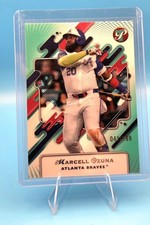 2025 Topps Pristine - Marcell Ozuna #265 Aqua Refractor /199