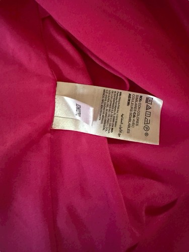 New $149 CHICOS open jacket long sleeve lapel topper hot pink sz 3 (XL/12-16) - Picture 12 of 15