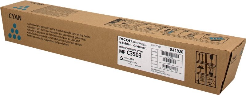 Ricoh 841820 cartuccia toner 1 pz Originale Ciano - Immagine 10