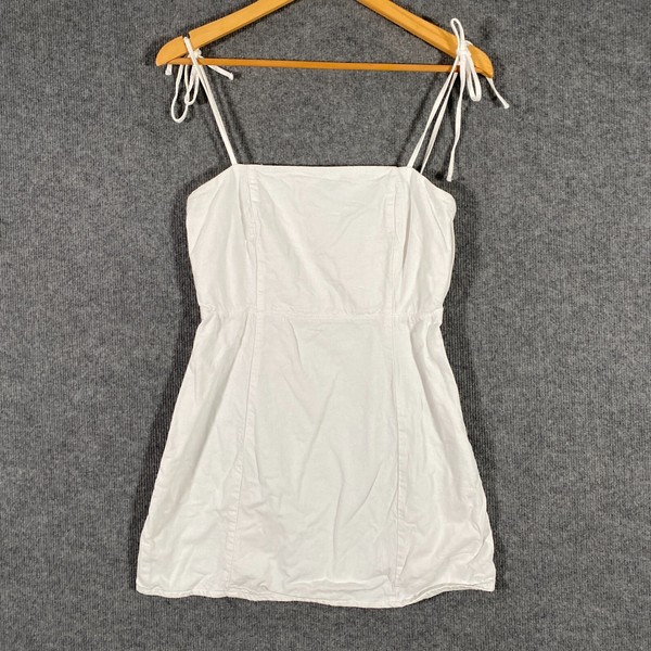 Zara Dress Womens US S White A Line Mini Cocktail Coastal Denim Ladies Z103