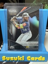 2026 Topps Chrome Black Randy Arozarena Refractor #/199 Mariners