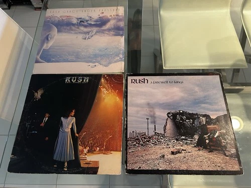 Rush Exit Stage Left 2LP Mercury A Farewell To Kings Grace Under Pressure Vinyl