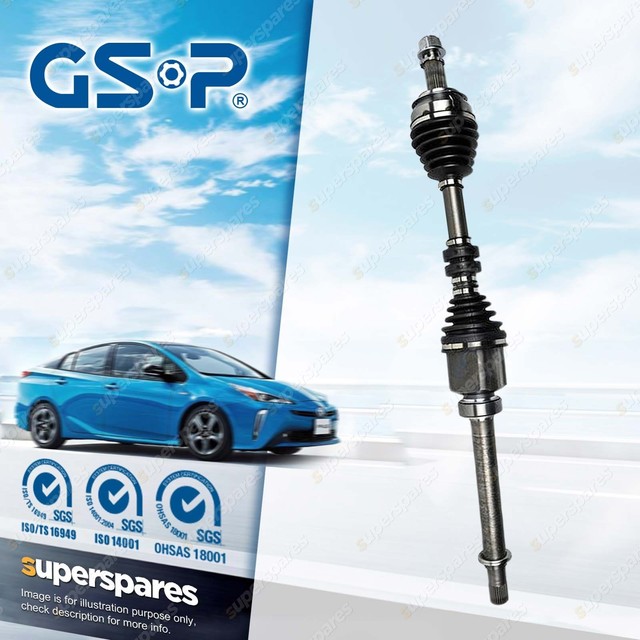 GSP Right CV Joint Drive Shaft for Nissan Qashqai J11 2.0L 106kW FWD SUV CVT